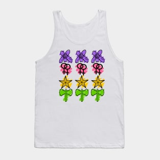 Lesbian Pride Flag in Symbols! (Redesign, Maya Kern Flag) Tank Top